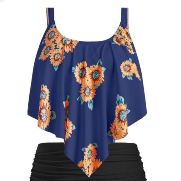 ROSEGAL | sunflower flowy swim bathing suit bikini top - Picture 8 of 8